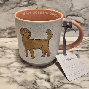 Hallmark I Heart My Goldendoodle Ceramic Mug - Peach